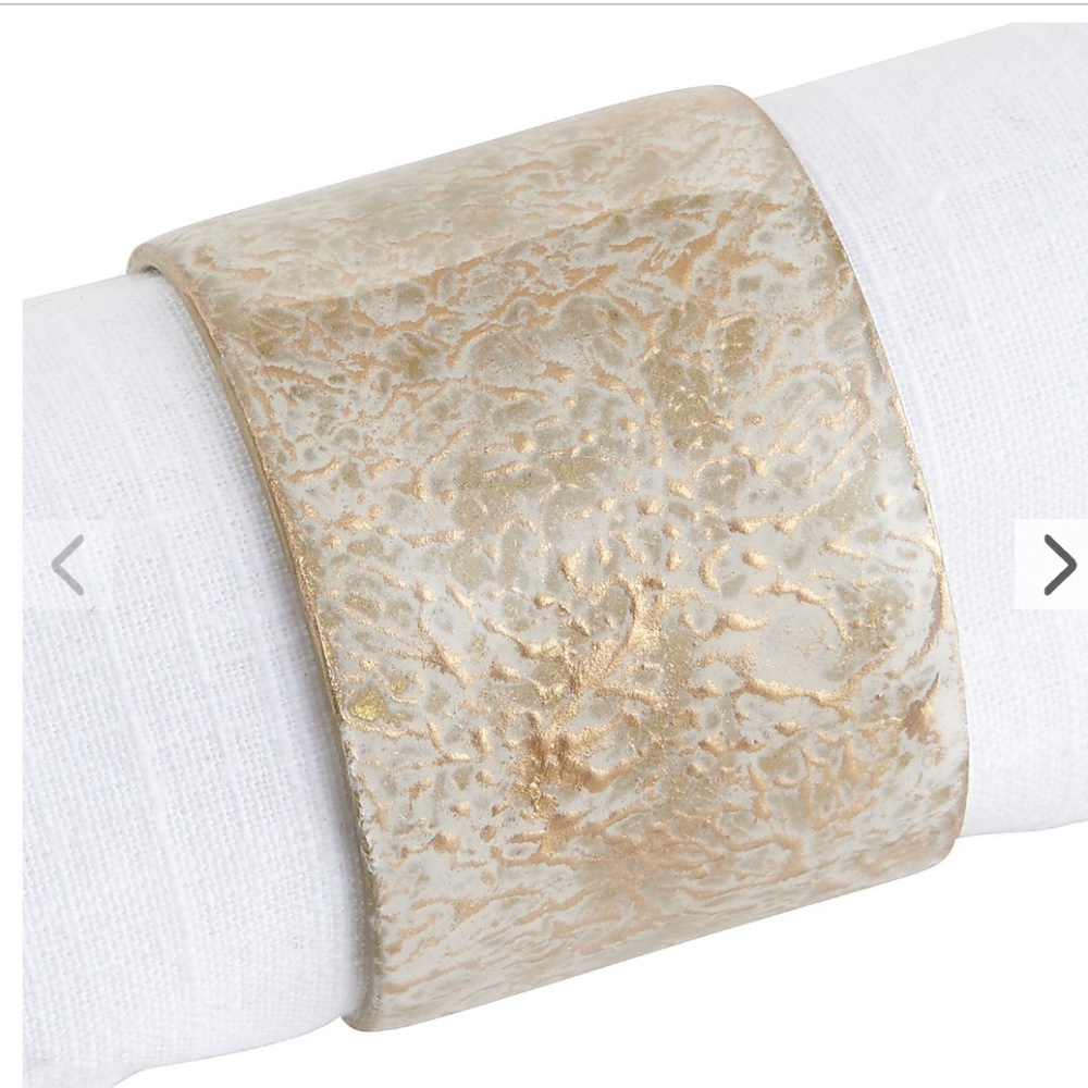 Foiled Marble Napkin Ring